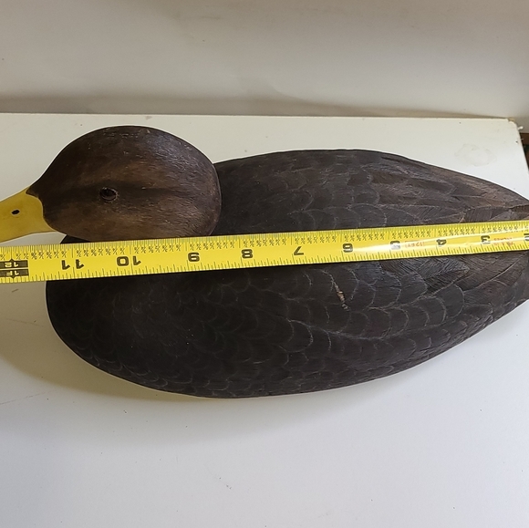 1997 Darren Osmond Carved Decoy Duck, handcarved